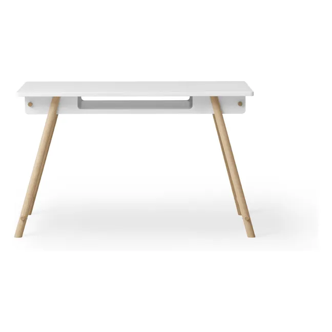 Escritorio Camp junior en roble | Blanco