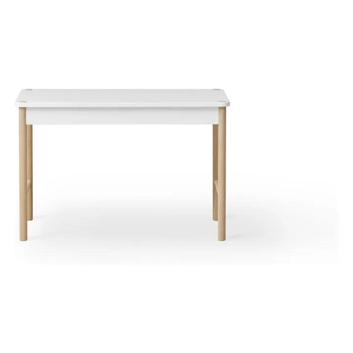 Camp oak games table | White- Product image n°3