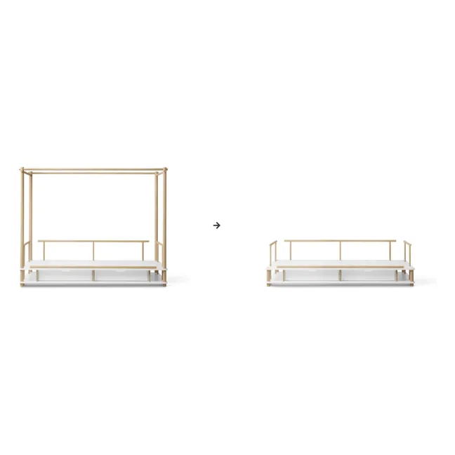 Kit de conversión de cama con dosel en banco-cama Camp