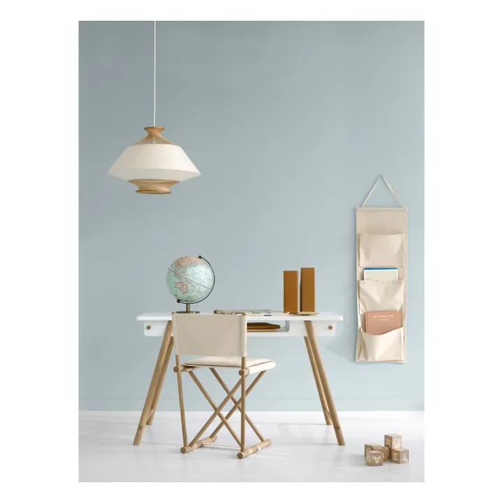 Bureau junior Camp en chêne | Blanc- Image produit n°1