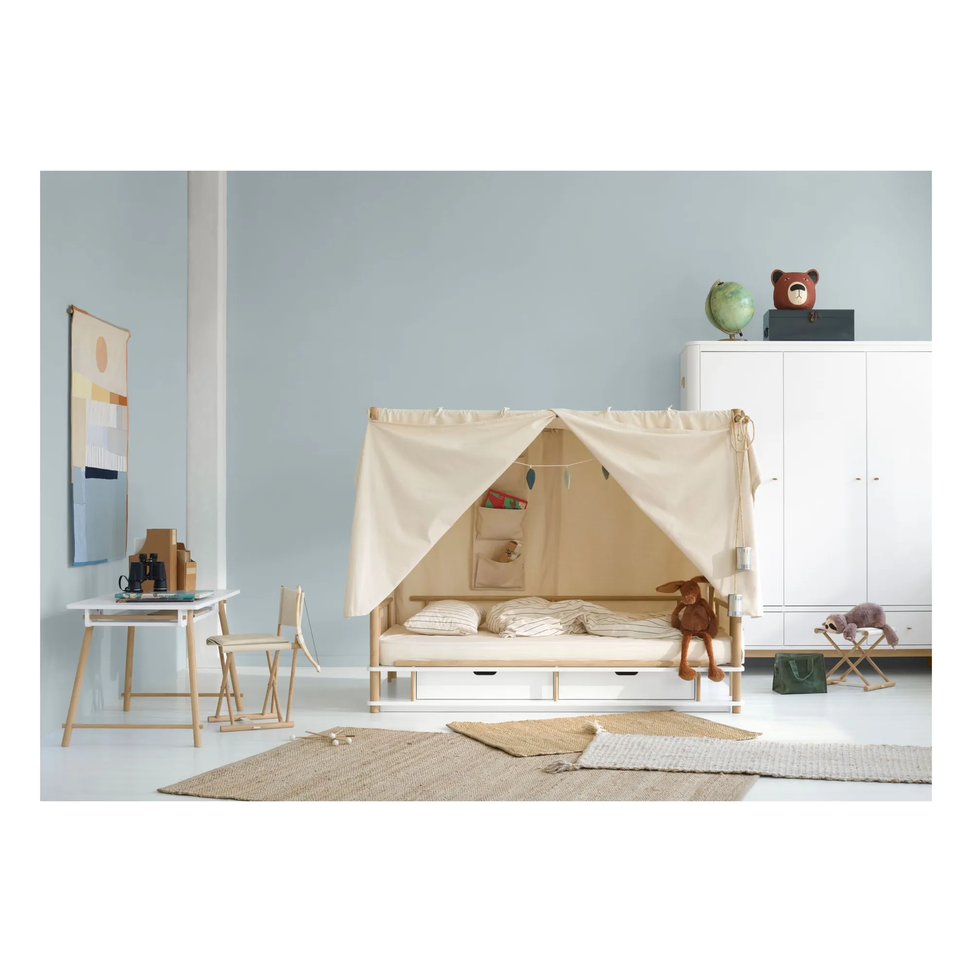 Oliver Furniture Beige Camp Wild Bedspread