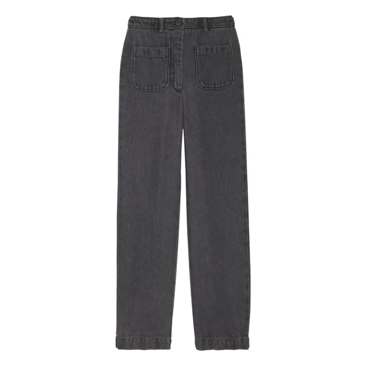 Pantalon Denim Poli | Gris- Image produit n°0