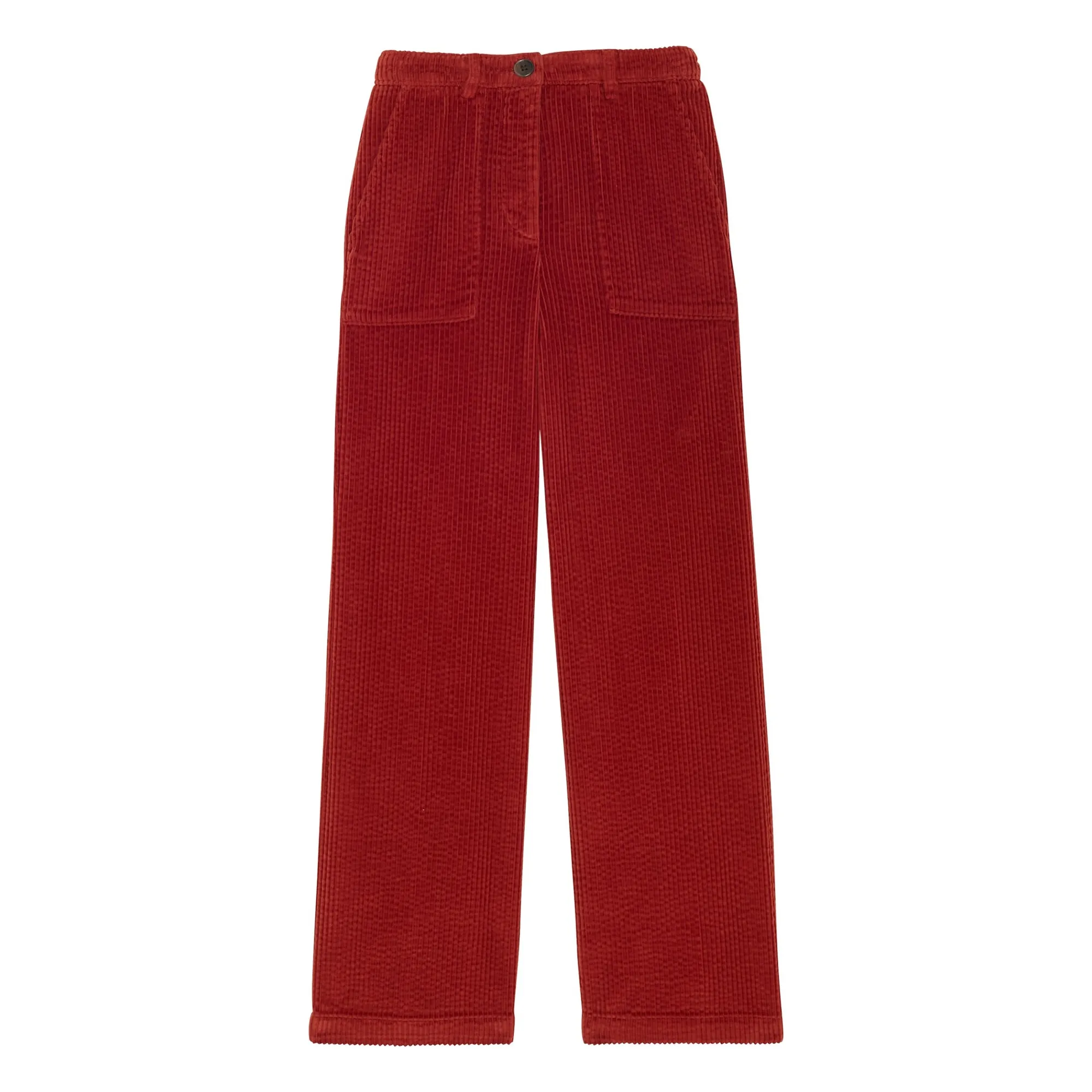 Hartford Girls Brick Red Patel Corduroy Pants
