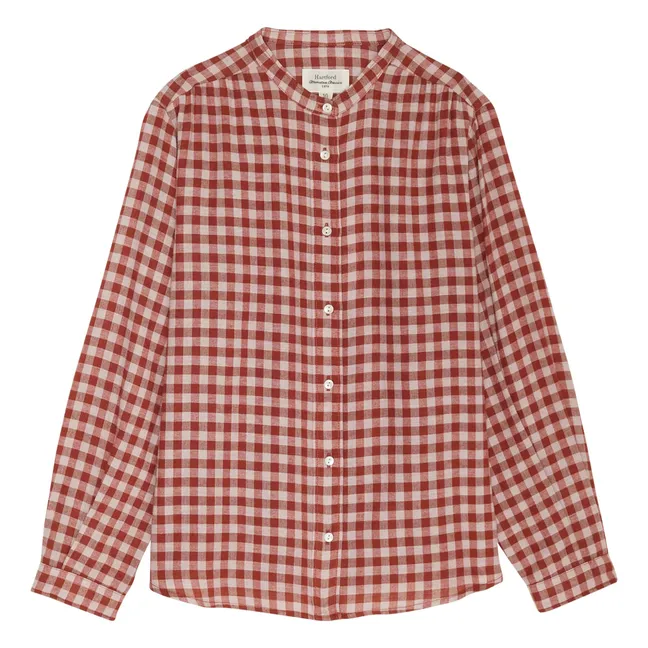 Blusa Coda Carreaux | Ladrillo