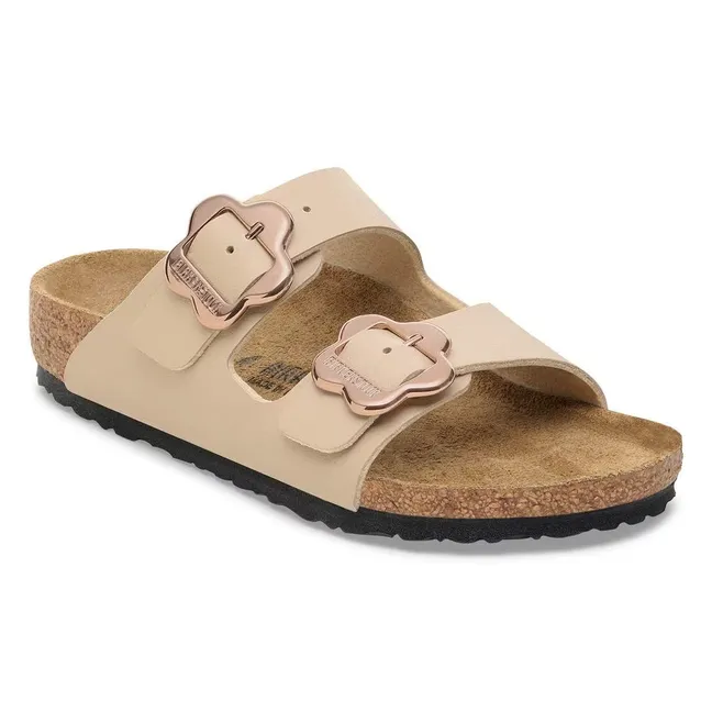 Arizona Flower Buckle Sandals | Sand