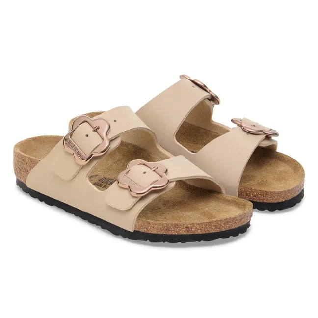 Arizona Flower Buckle Sandals | Sand