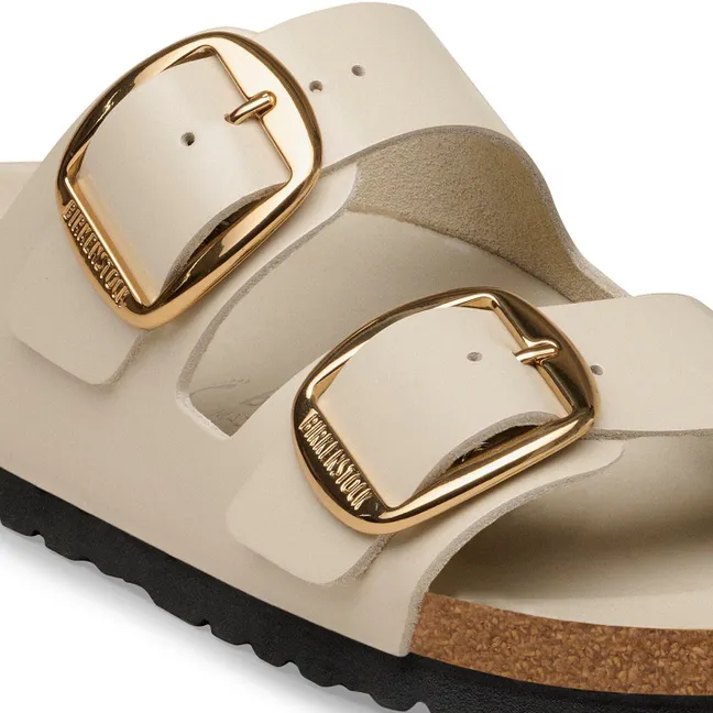Sandales Big Buckle | Crème