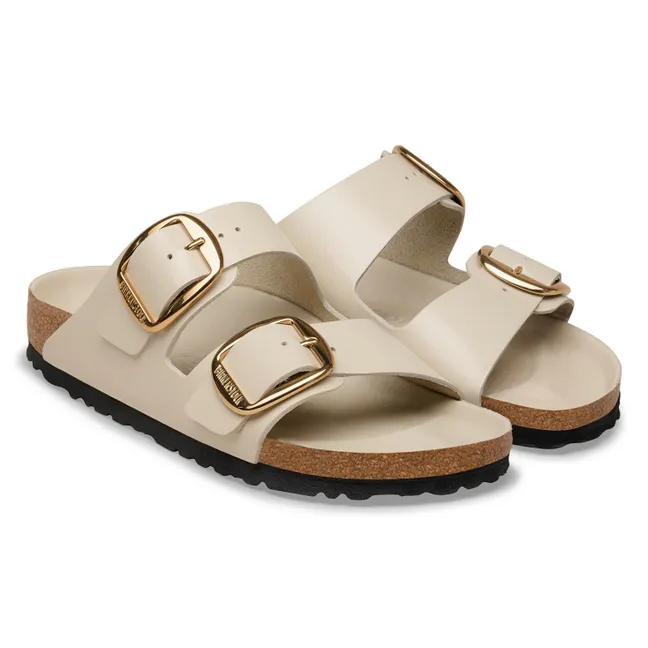 Sandales Big Buckle | Crème