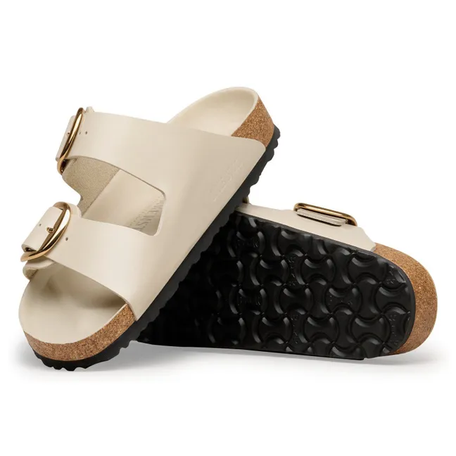 Sandales Big Buckle | Crème