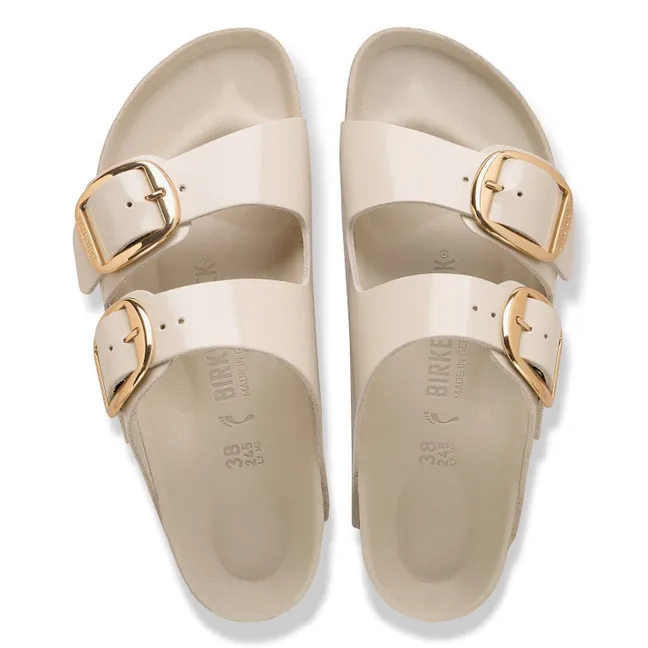 Sandales Big Buckle | Crème