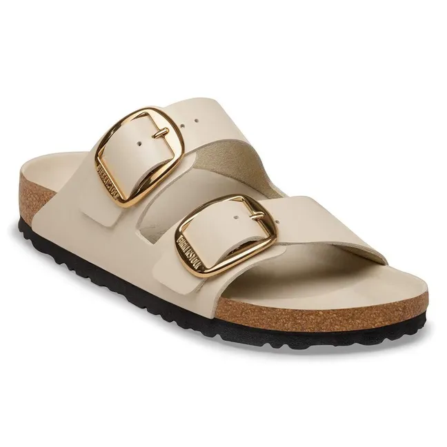 Sandales Big Buckle | Crème