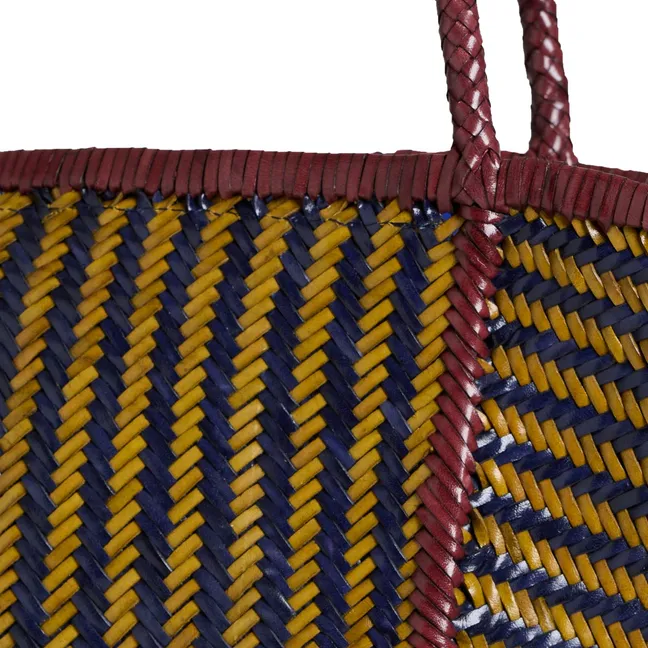 Sac Rubens Stripes Cuir | Curry
