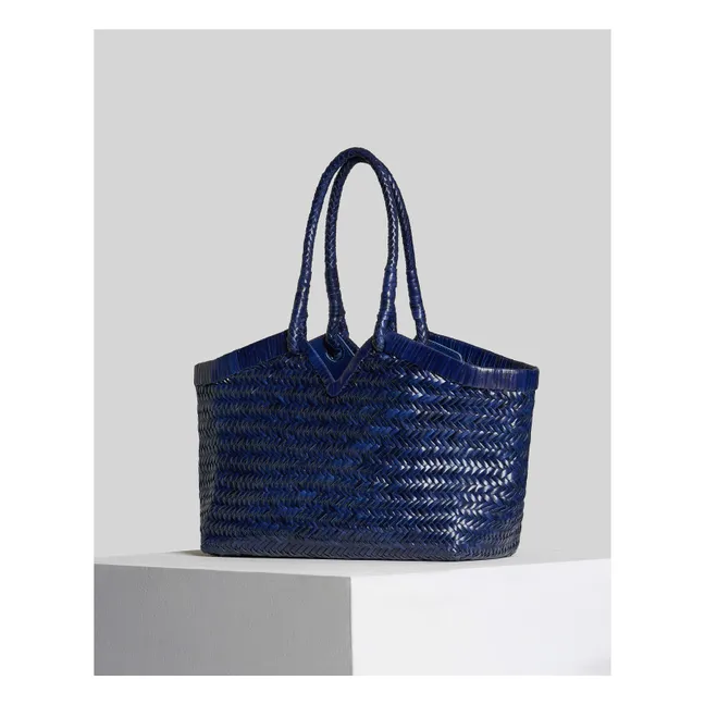 Cabas Crudelia Cuir | Bleu marine
