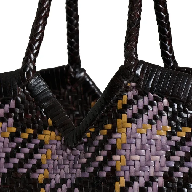 Sac Monet Madras Cuir | Bleu