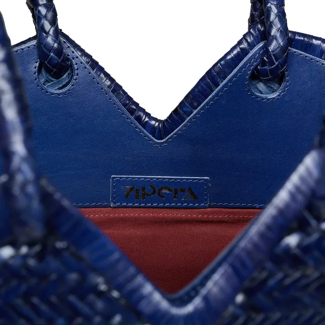 Cabas Crudelia Cuir | Bleu marine