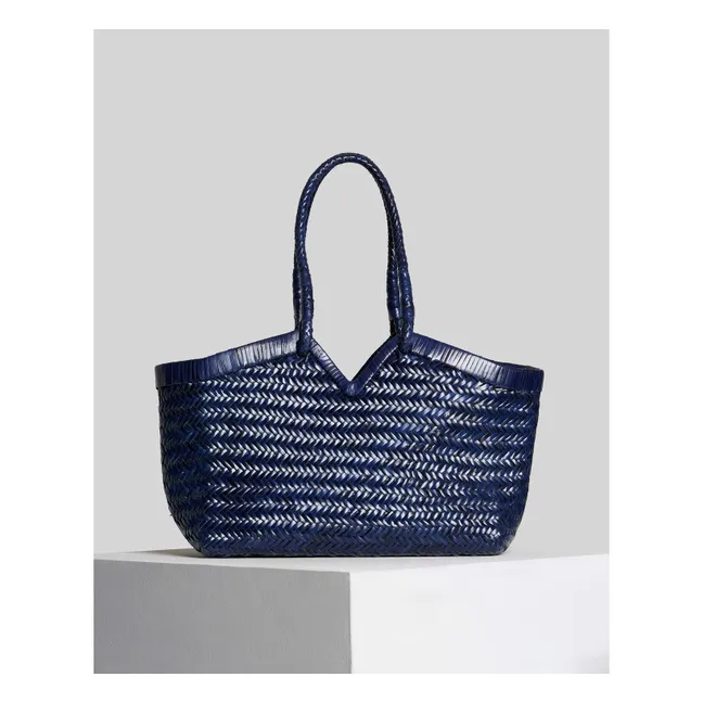 Cabas Crudelia Cuir | Bleu marine