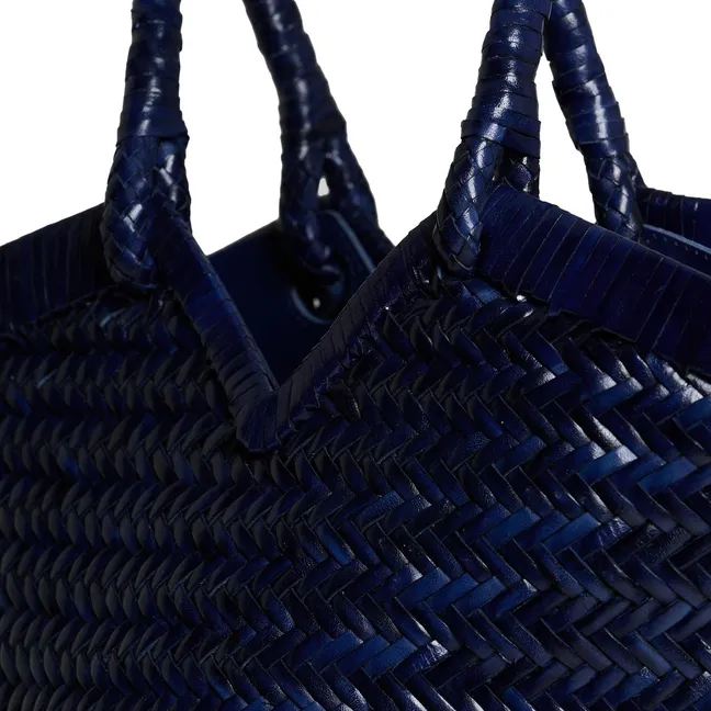 Cabas Crudelia Cuir | Bleu marine