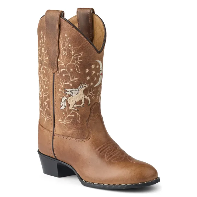 Bottes Licornes - Copenhagen Colors X Bootstock | Cognac