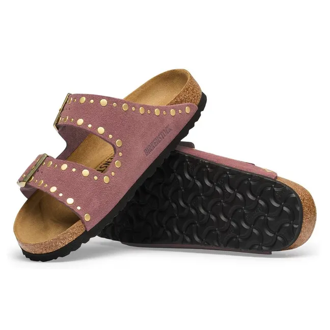 Sandalias Arizona Rivets de ante | Ladrillo