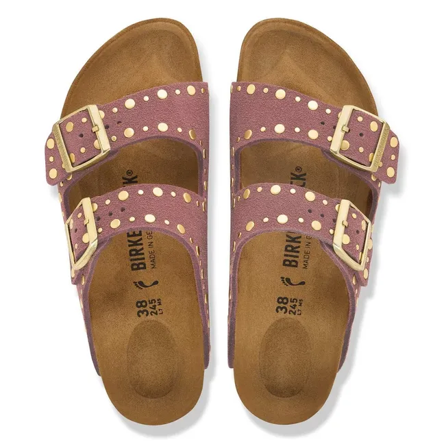 Sandalias Arizona Rivets de ante | Ladrillo