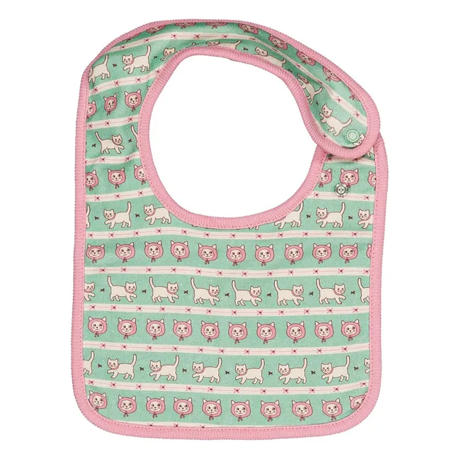 Ensemble Body et Bavoir Pernilla Coton Bio | Turquoise