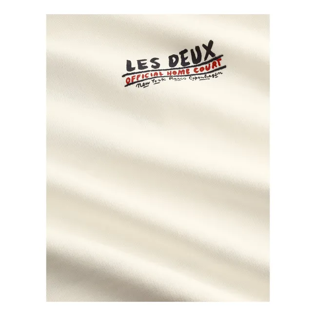 Sweat Platines Les Deux Coton Bio | Ivoire