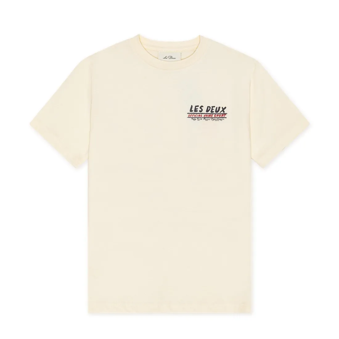 T-shirt Platines Les Deux Coton Bio | Ivoire- Image produit n°2