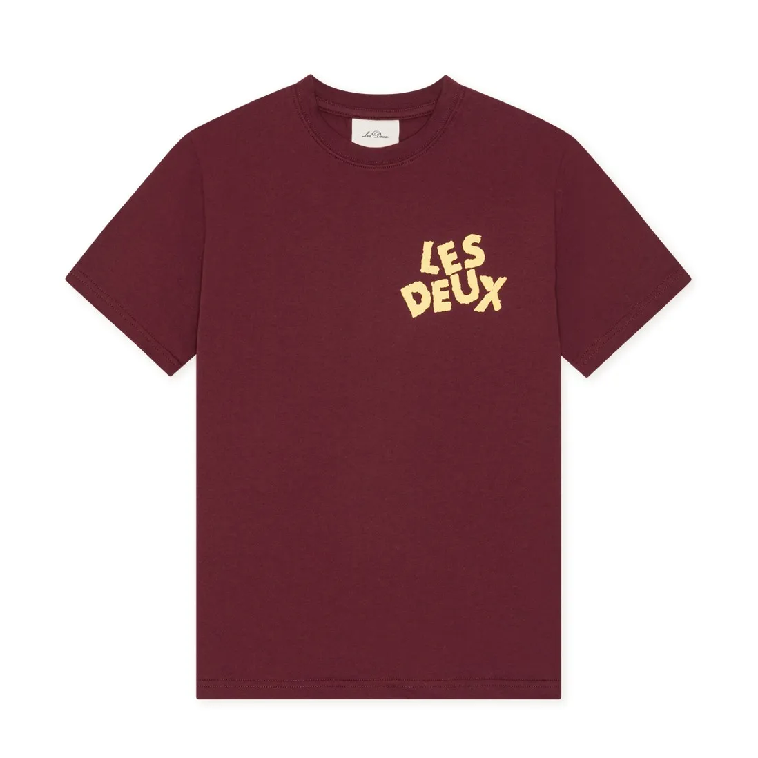 T-shirt Les Deux Coton Bio | Bordeaux- Image produit n°0