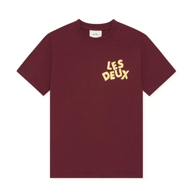 T-shirt Les Deux Coton Bio | Bordeaux
