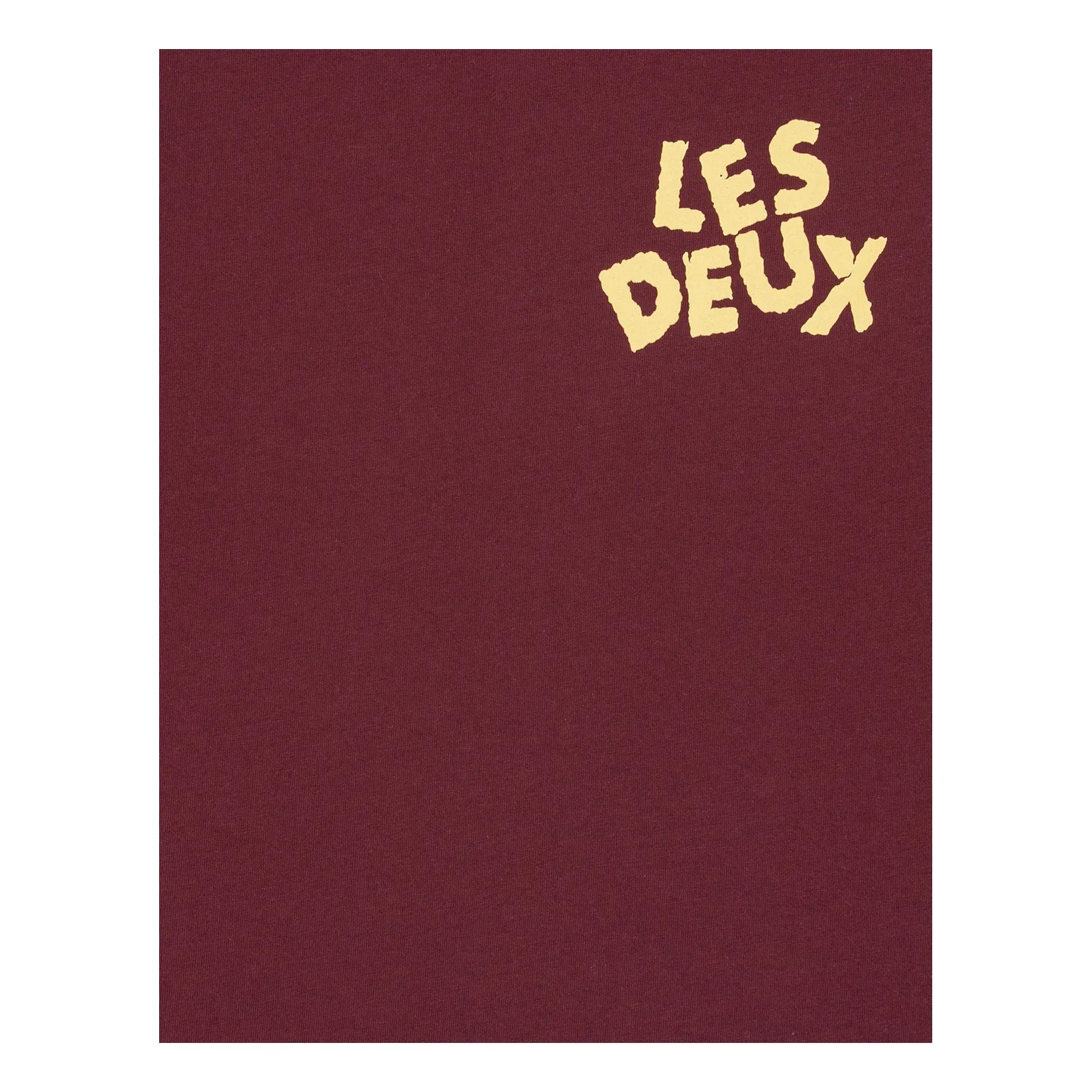 T-shirt Les Deux Coton Bio | Bordeaux- Image produit n°1