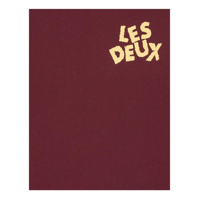 T-shirt Les Deux Coton Bio | Bordeaux