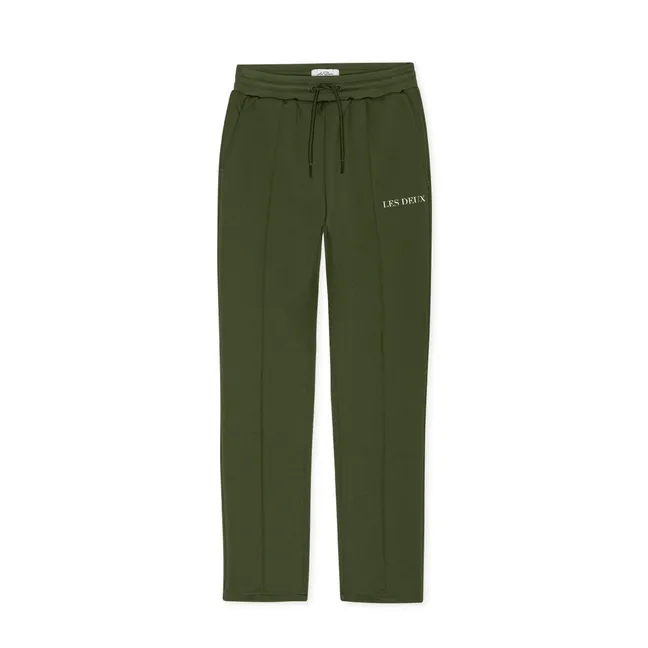 Pantalones de chándal Signature «Les Deux Fibres Recyclées» | Verde Kaki