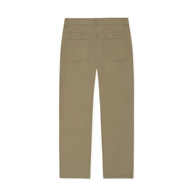 Jean Coton Bio | Beige foncé