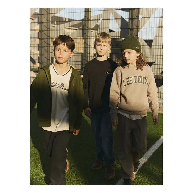 "Les Deux" T-Shirt Made from Recycled Fibers | Ivory