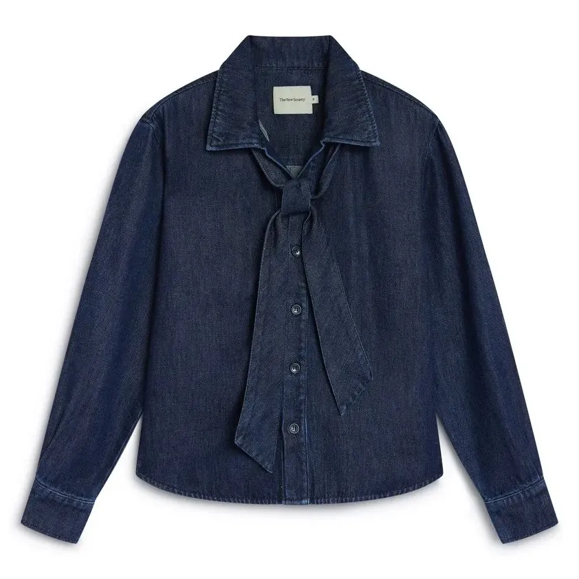 Chemise Denim | Bleu marine- Image produit n°0