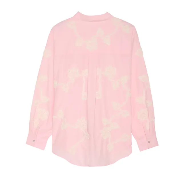 Blouse Rose Coton Bio | Rose pâle