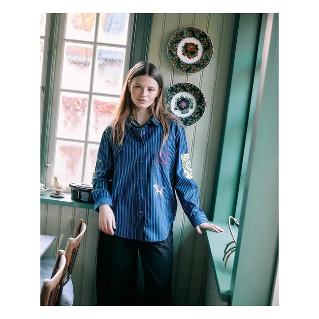 Chemise Rayures Brenna | Bleu marine