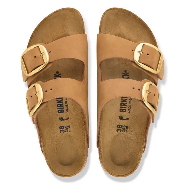 Sandales Arizona Big Buckle Nubuck | Camel