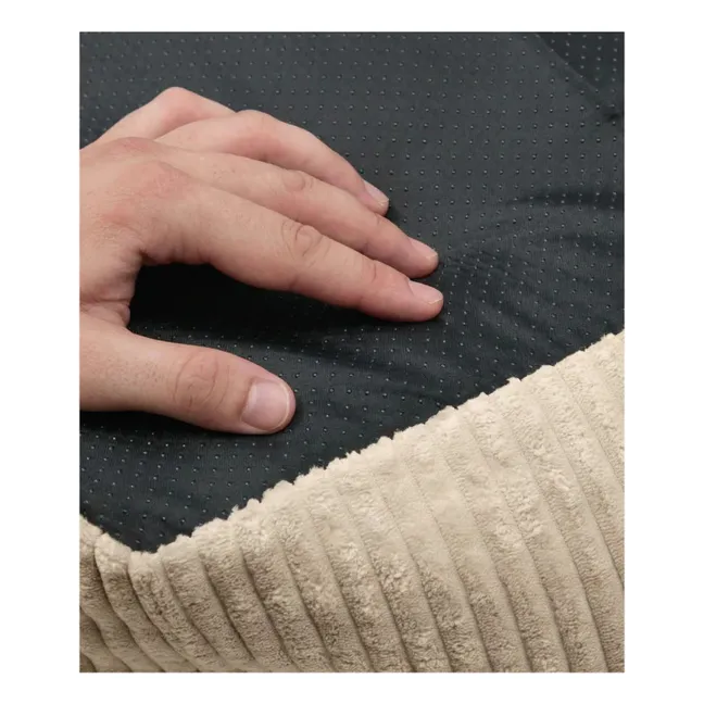 Panier pour chien en velours côtelé  Snozy | Beige