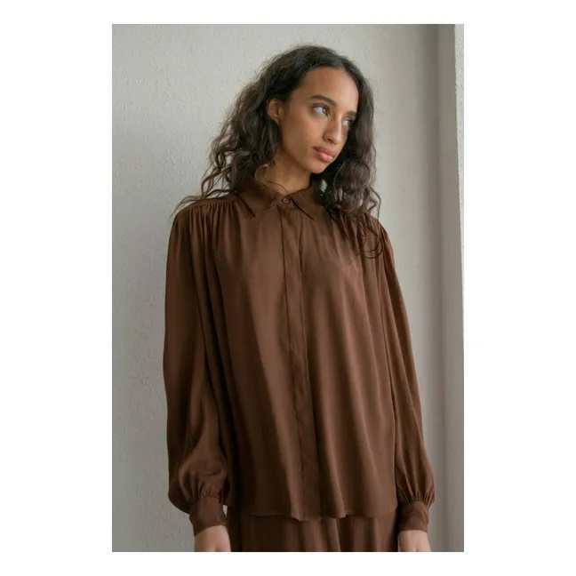 Blouse Dama Soie | Café