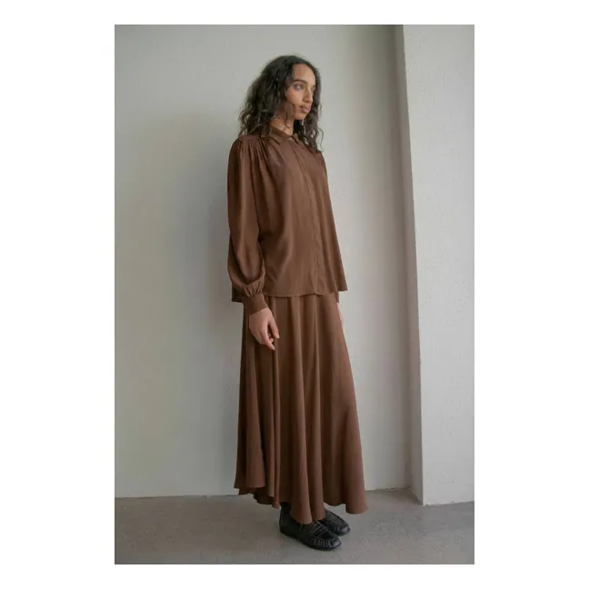 Blouse Dama Soie | Café