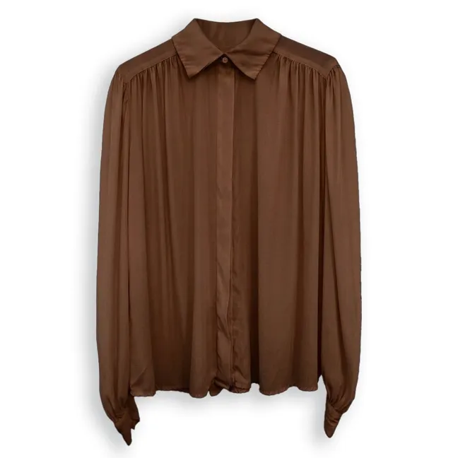 Blouse Dama Soie | Café