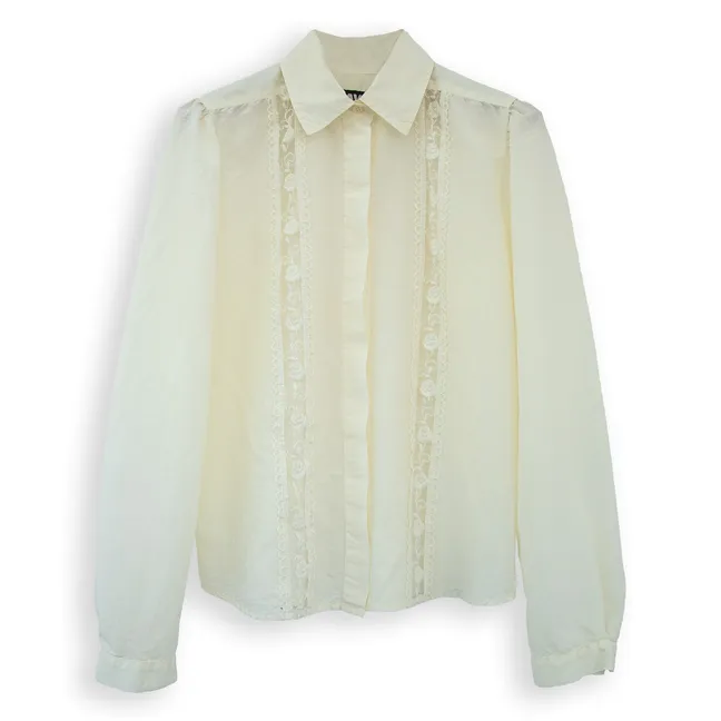 Chemise Celine Coton | Ecru