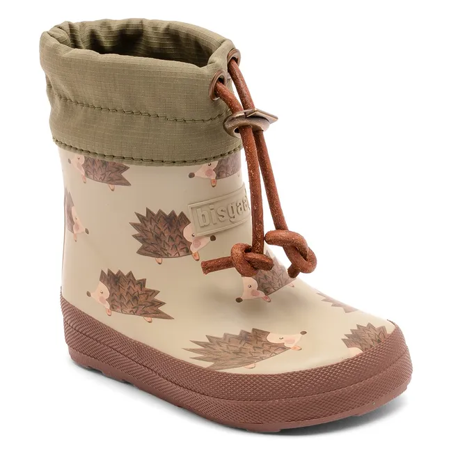 Bottes de Pluie Barefoot Hérissons | Marron