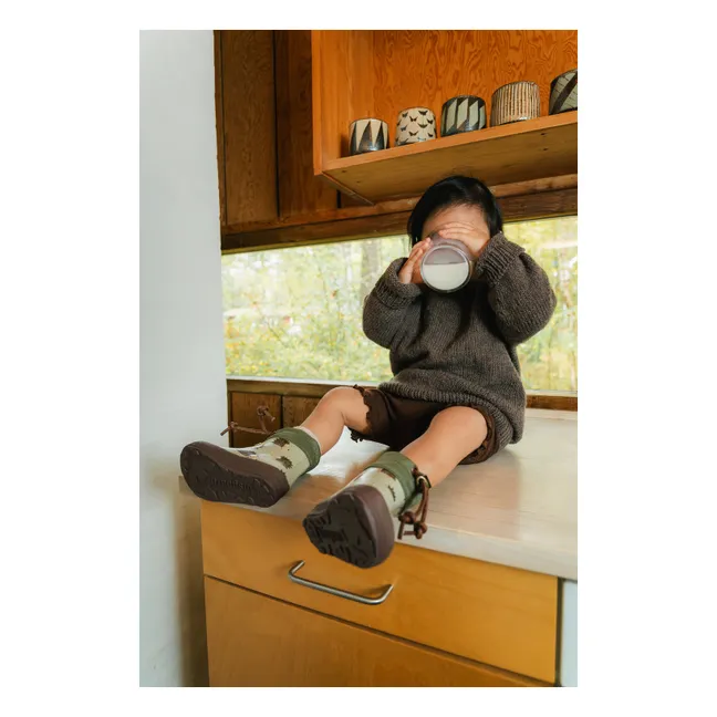 Bottes de Pluie Barefoot Hérissons | Marron