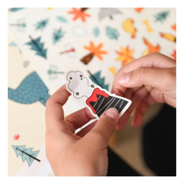 Pegatinas creativas con motivos de dinosaurios | Multicolor