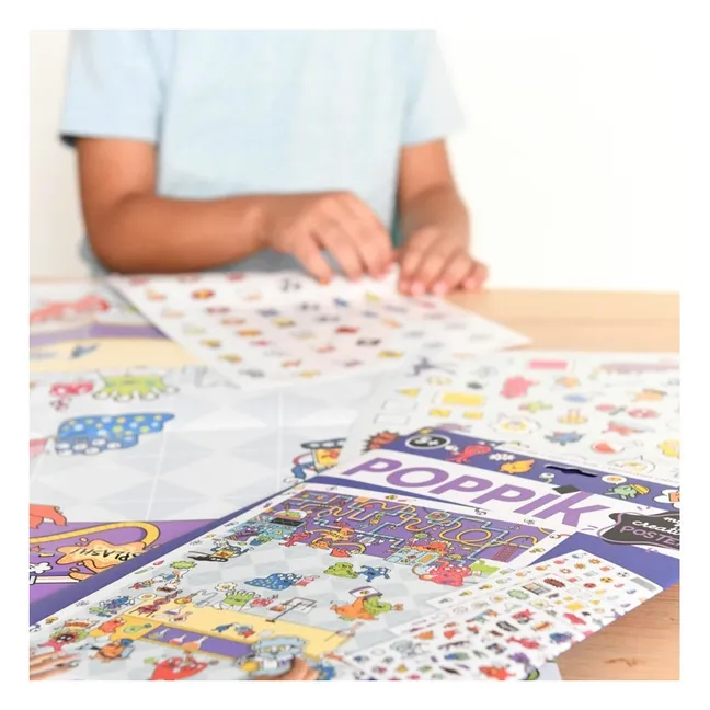 Pósters y pegatinas creativas de Labo en Folie | Multicolor