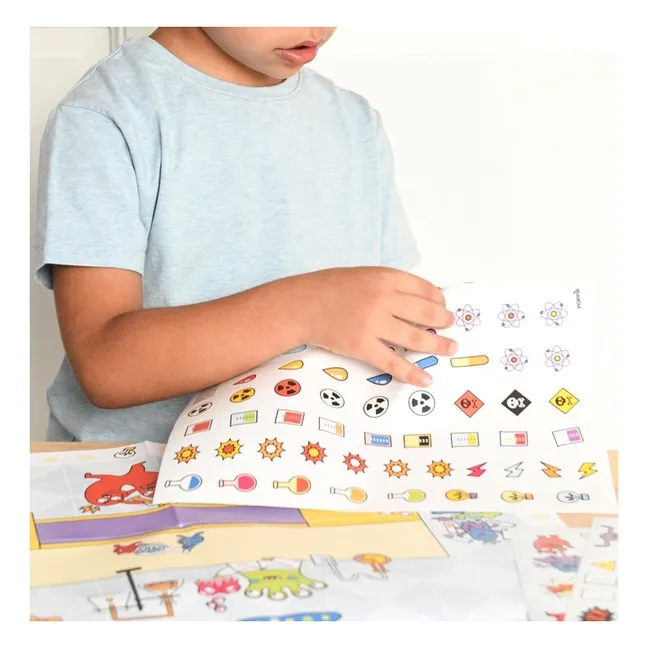 Pósters y pegatinas creativas de Labo en Folie | Multicolor