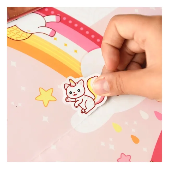 Pegatinas creativas de unicornios para pósteres | Multicolor