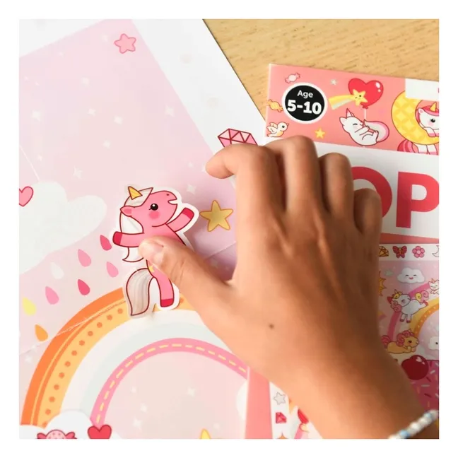 Creative Unicorn Poster Stickers | Multicoloured